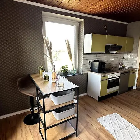 Ferienwohnung Moderne Retro Perle Am Niederrhein Alpen Exterior foto